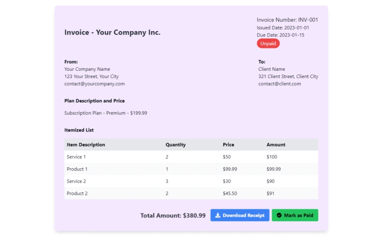 Featured Component
