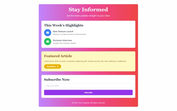 Featured Component