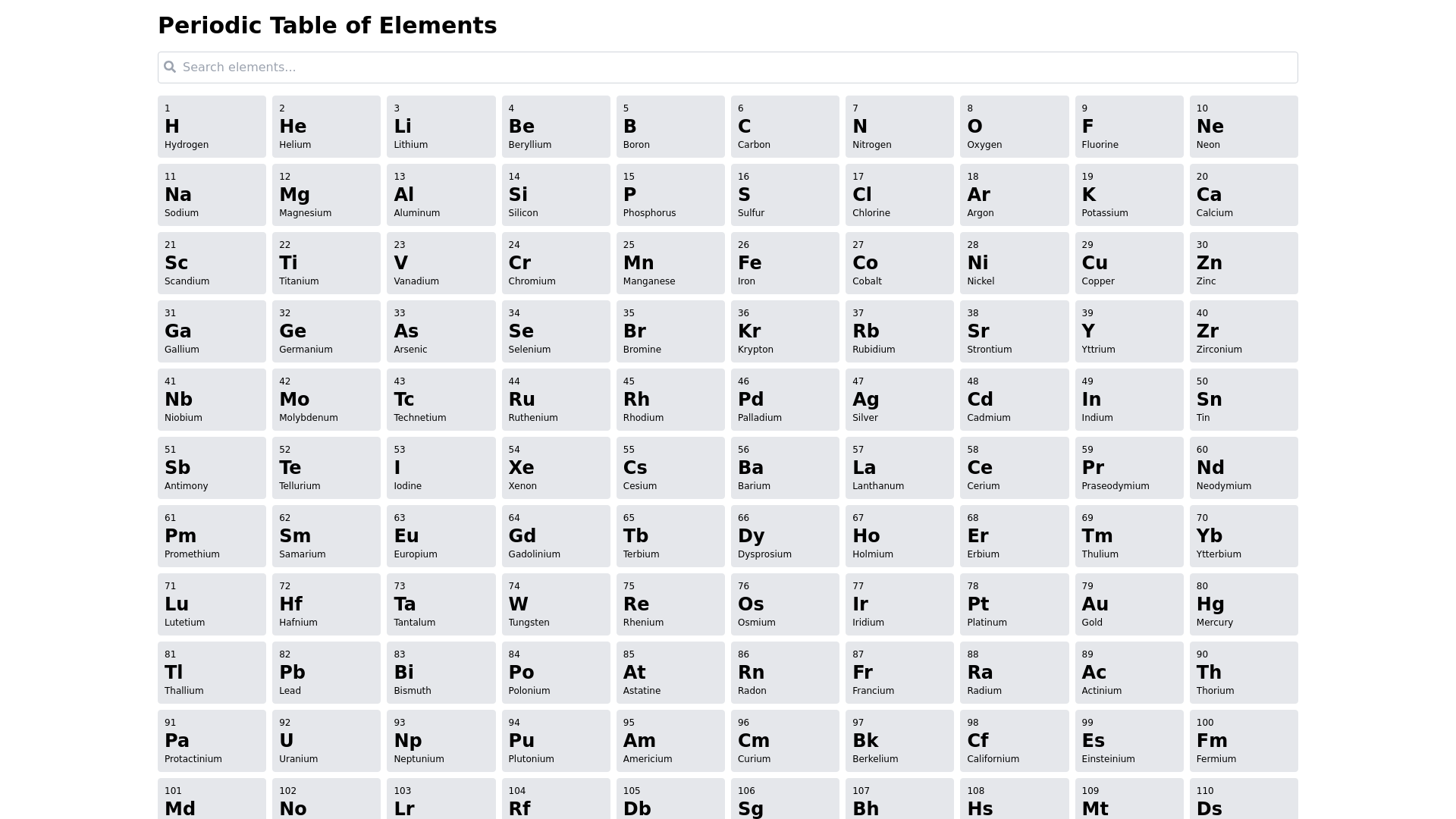 Component Preview
