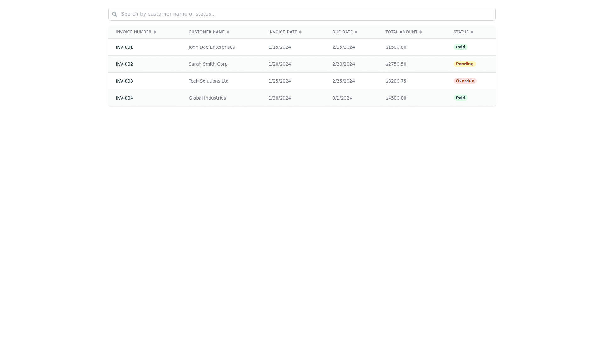 Component Preview