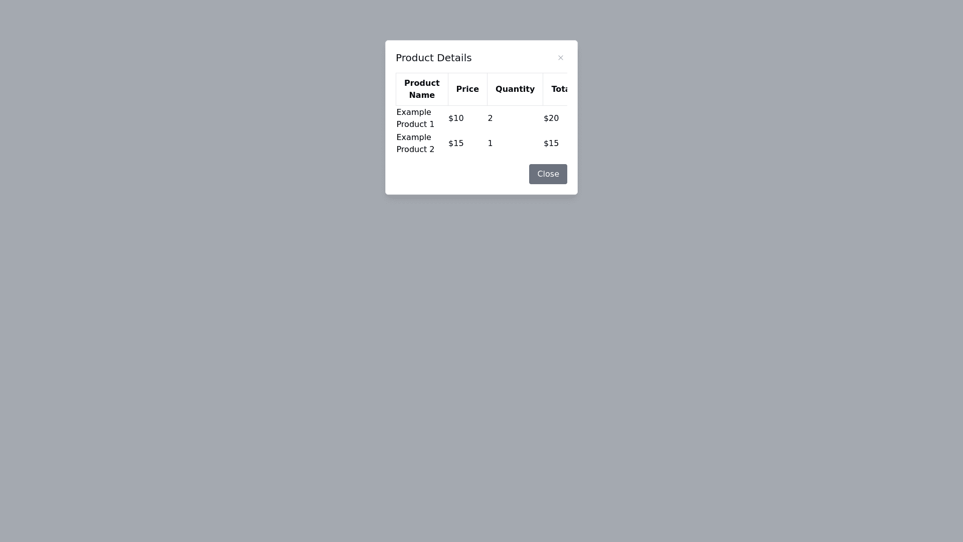 Component Preview