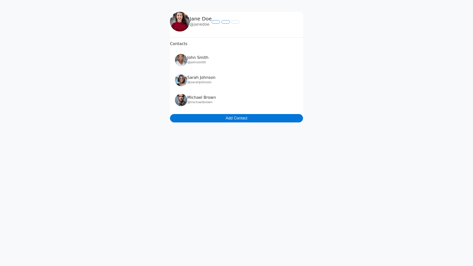 Component Preview