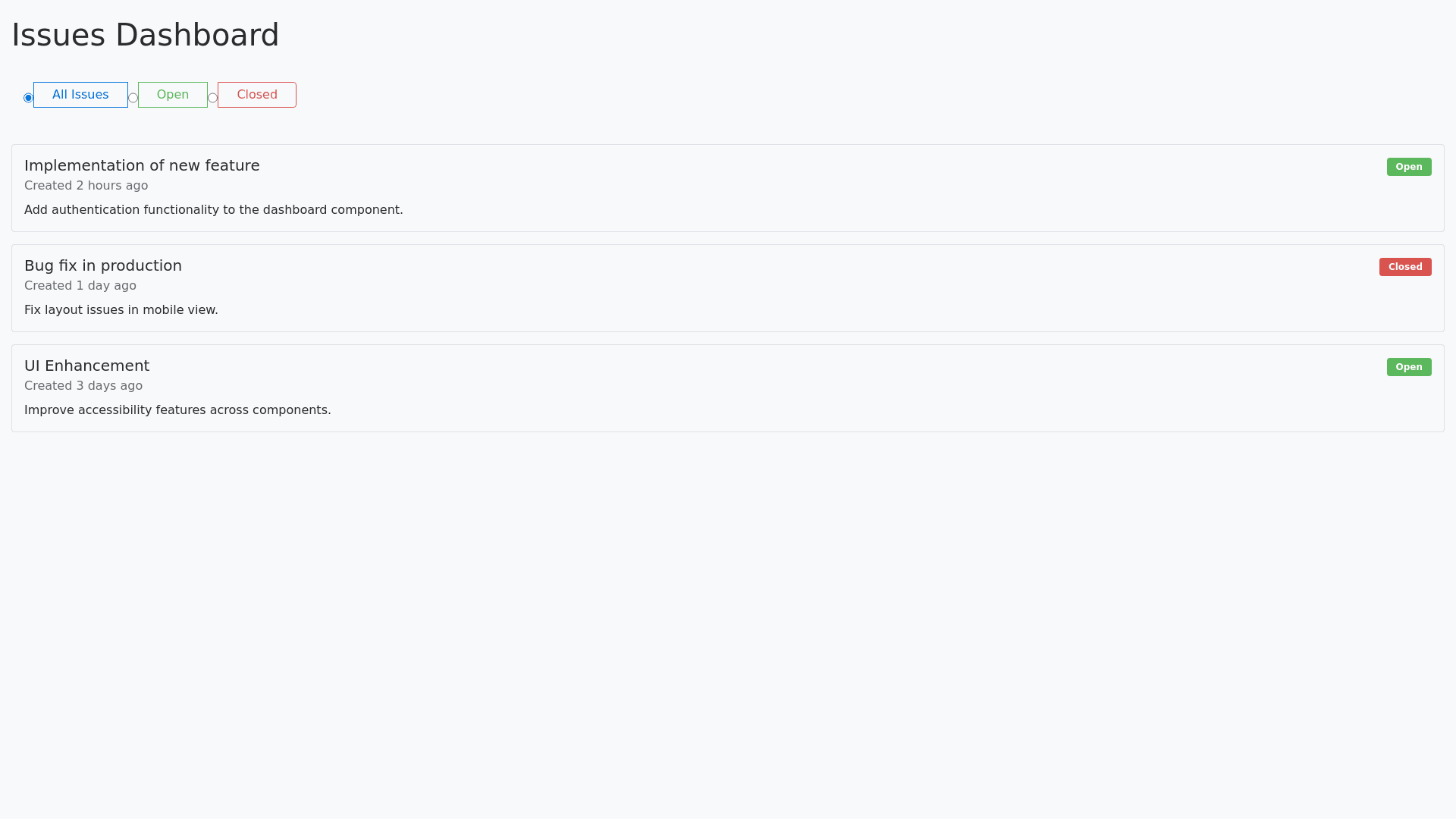 Component Preview