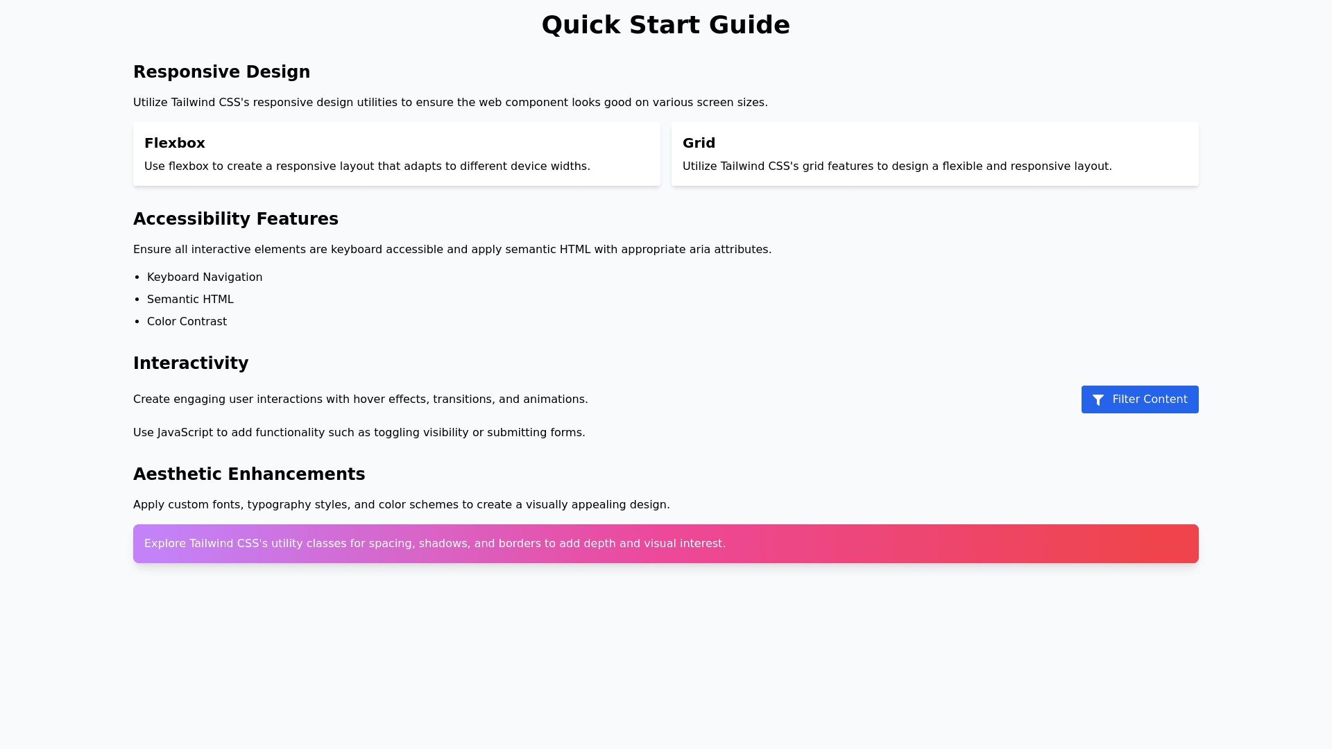 Component Preview