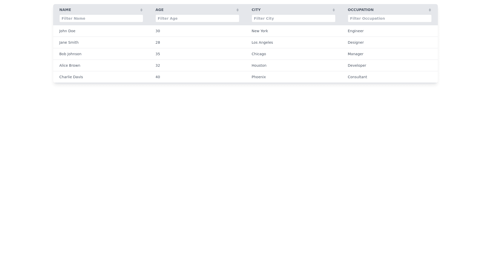 Component Preview