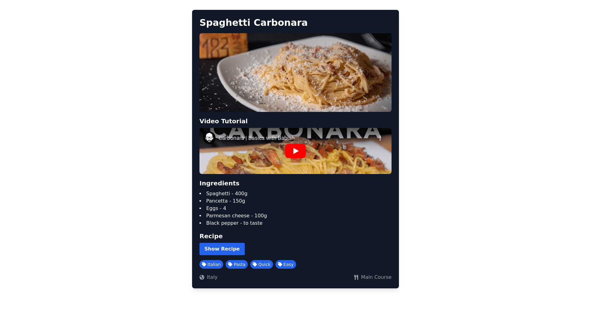 Component Preview
