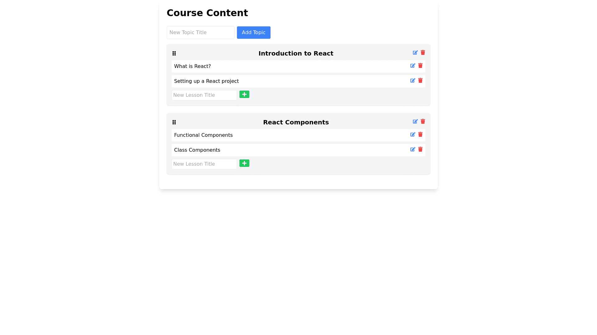 Component Preview