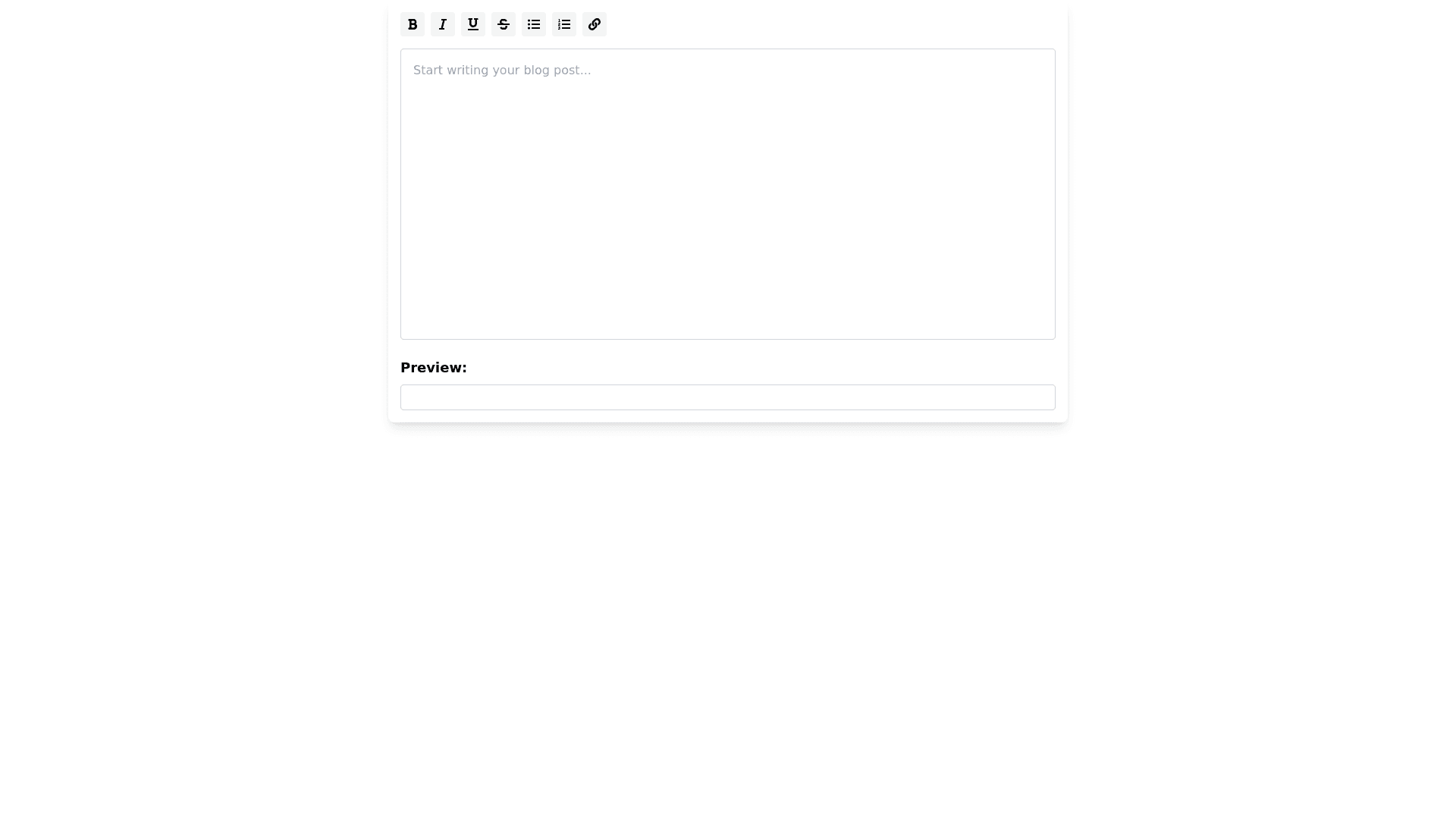 Component Preview