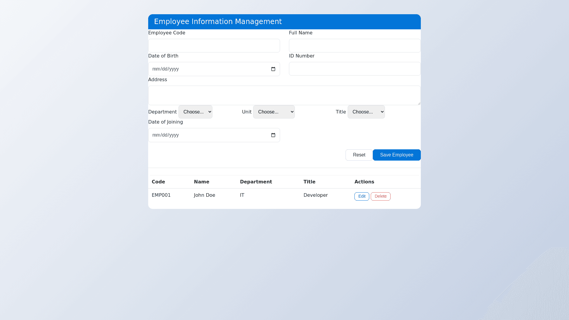 Component Preview