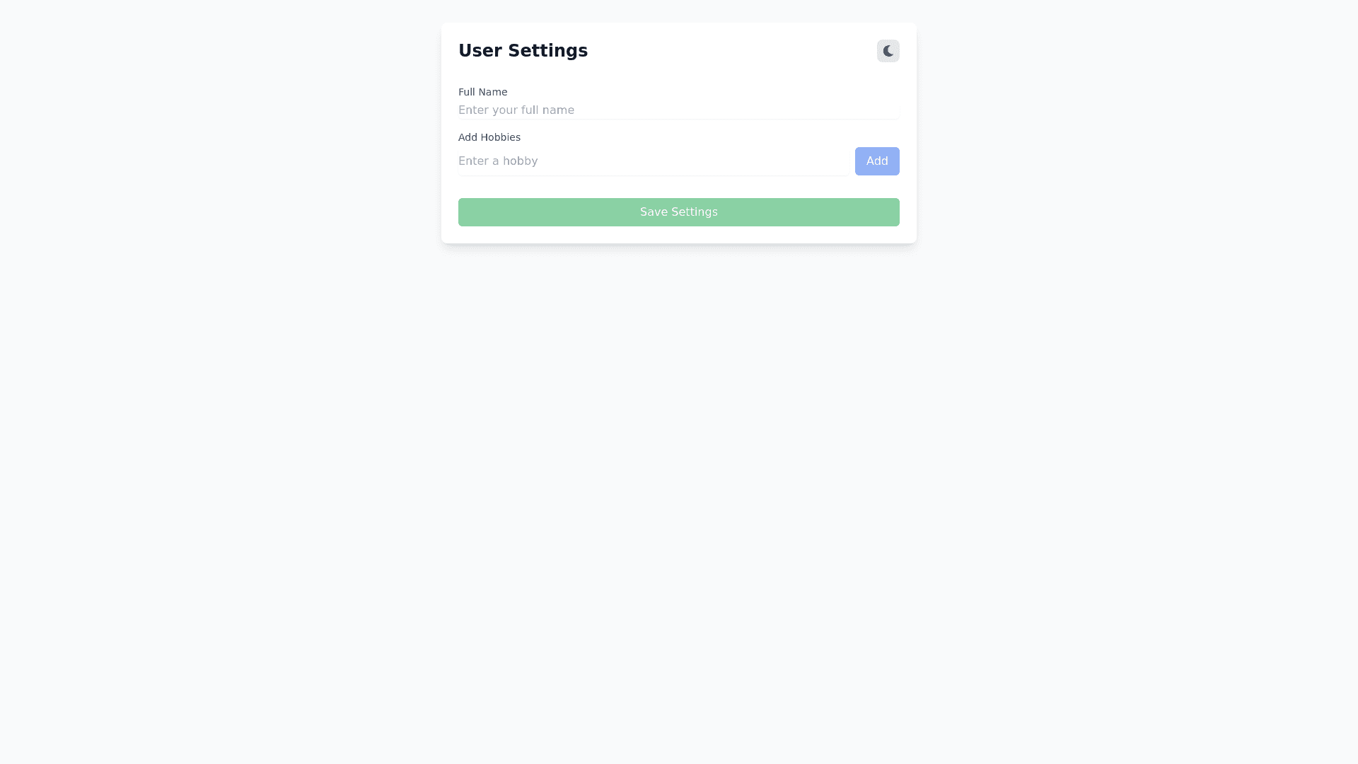 Component Preview
