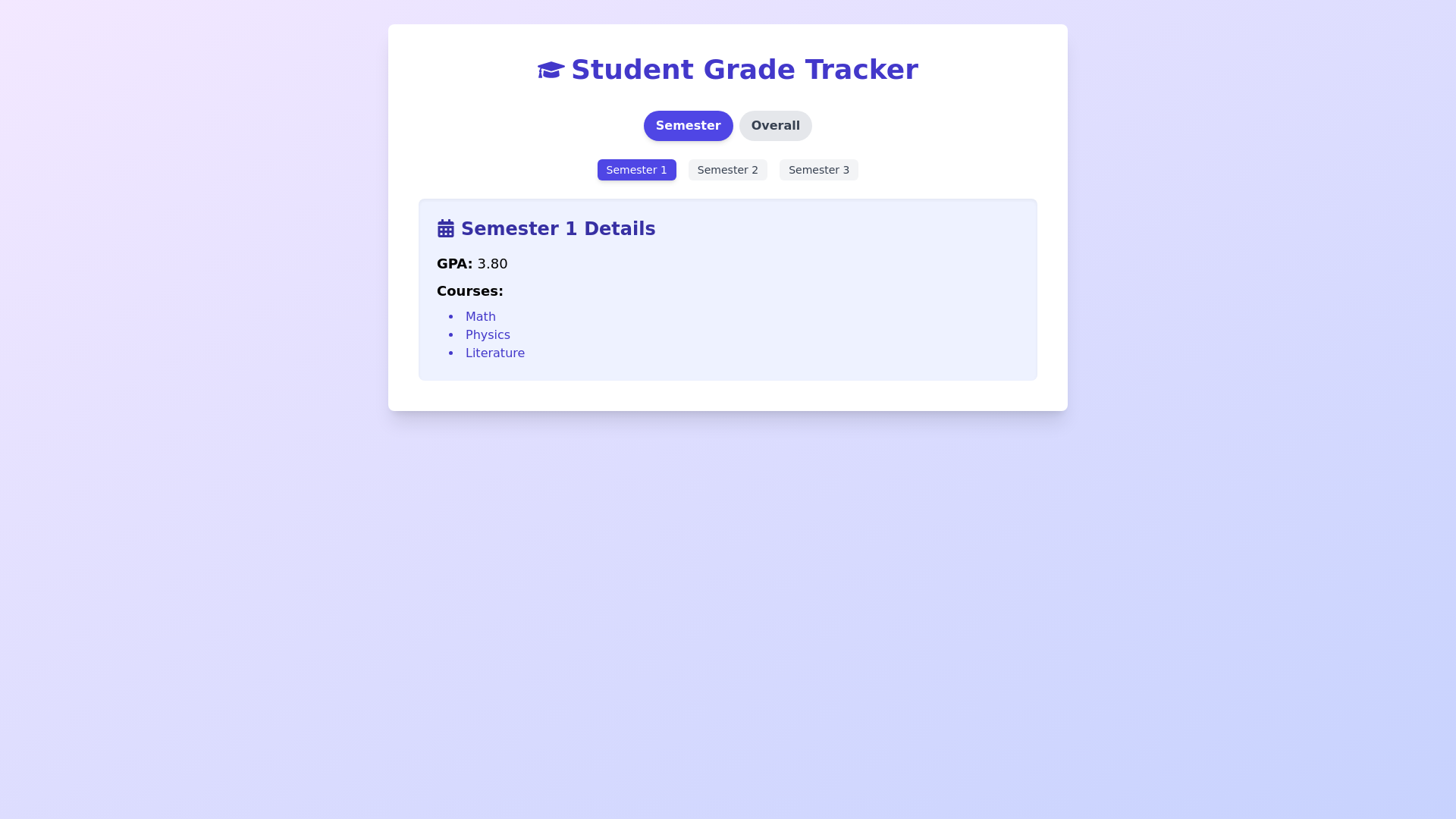 Component Preview