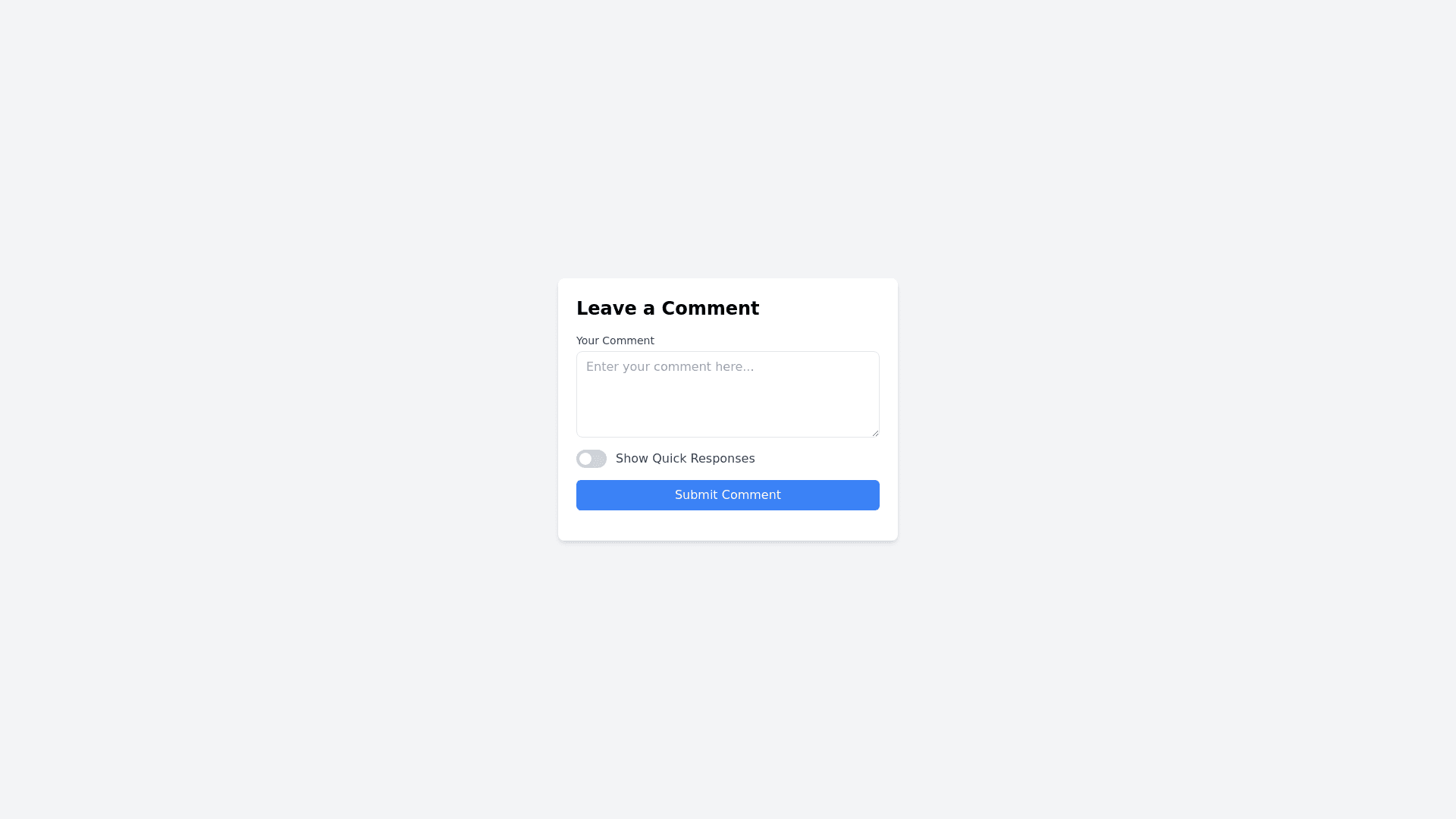 Component Preview