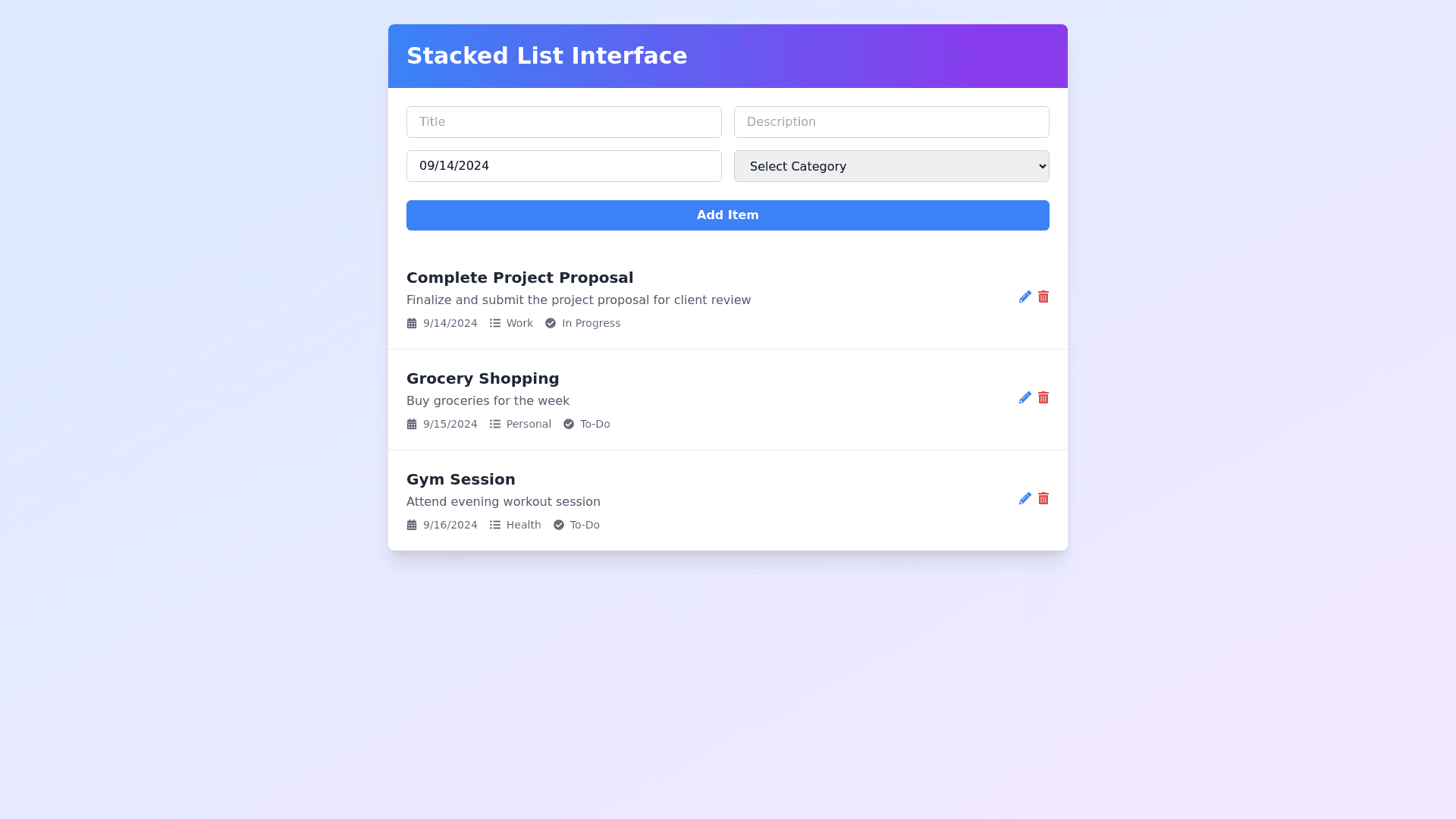 Component Preview