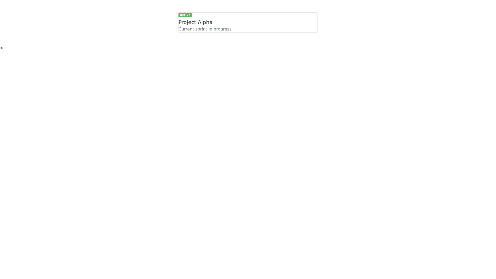 Component Preview