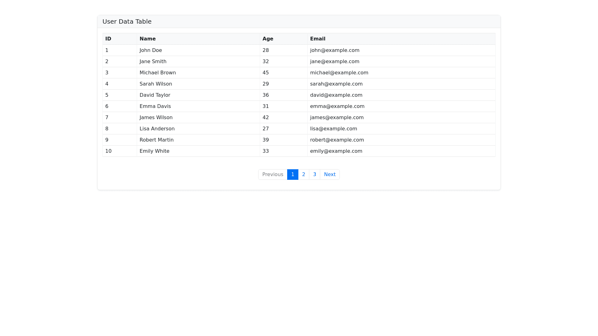 Component Preview