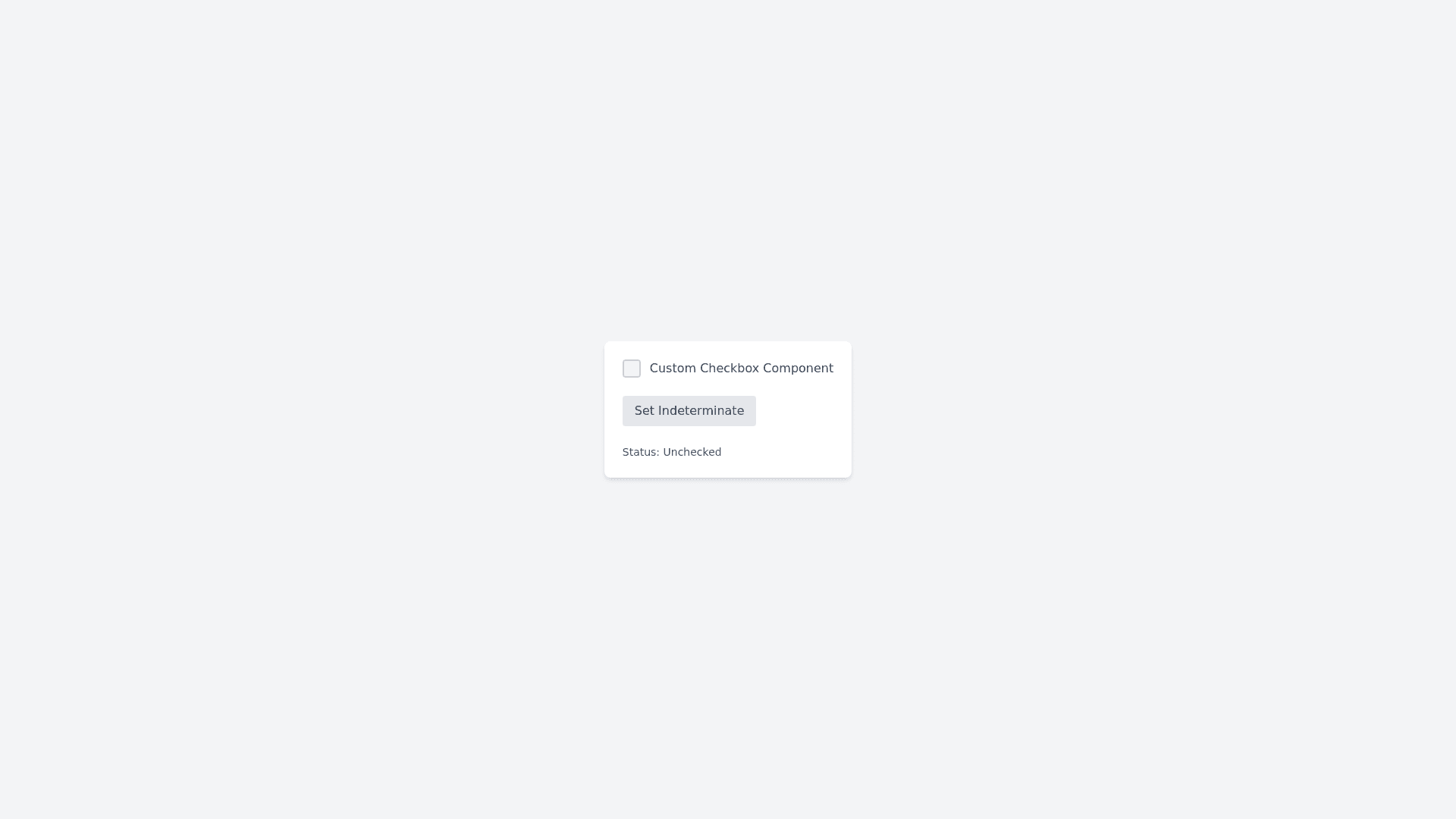 Component Preview