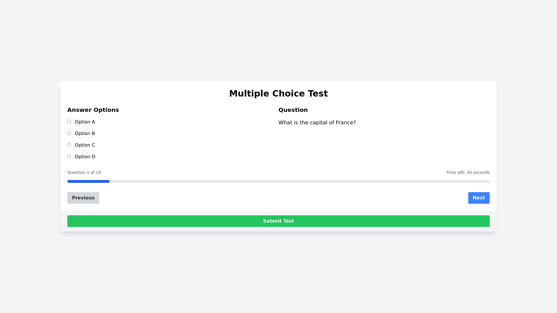 Component Preview