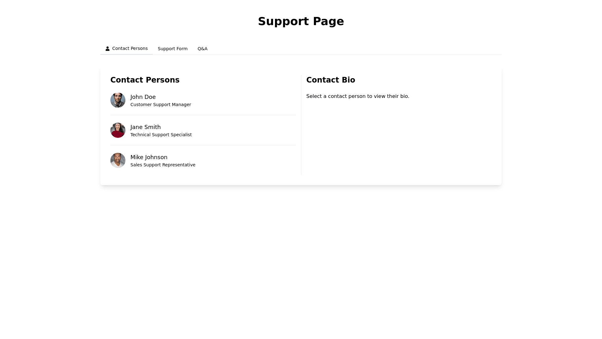 Component Preview