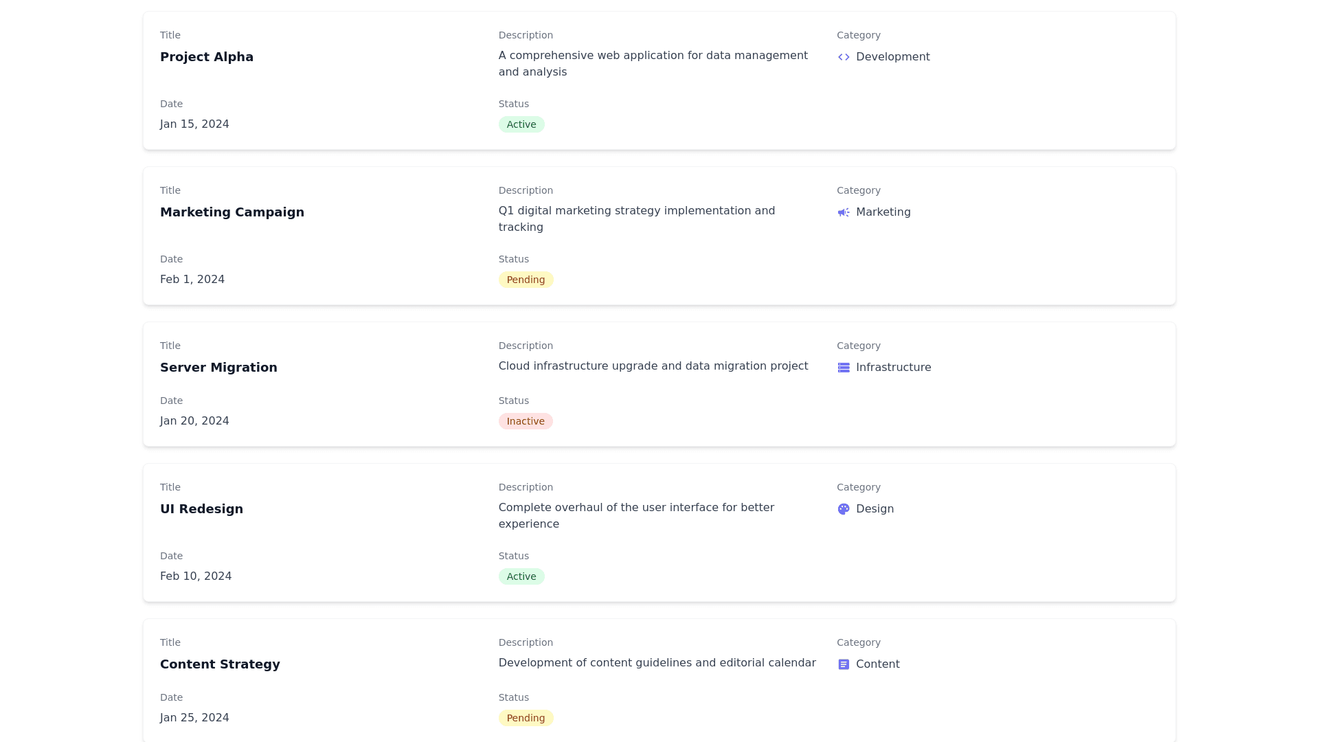 Component Preview