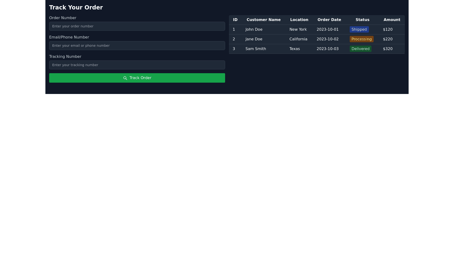Component Preview