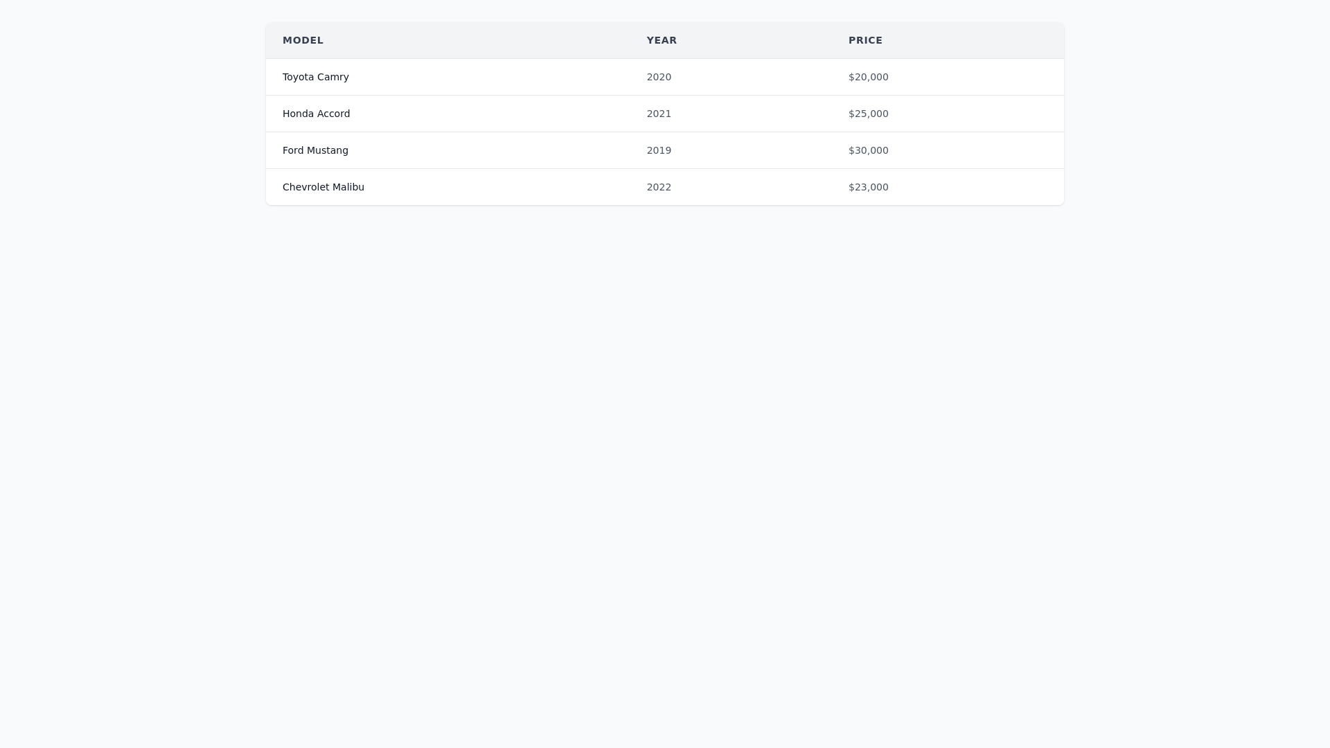 Component Preview
