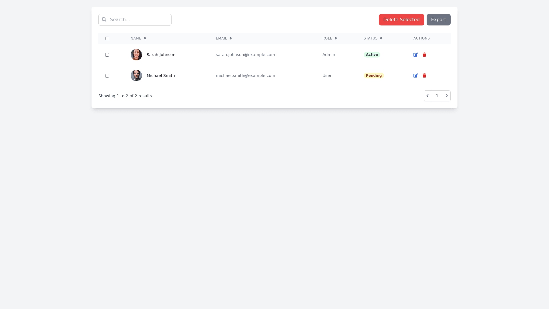 Component Preview