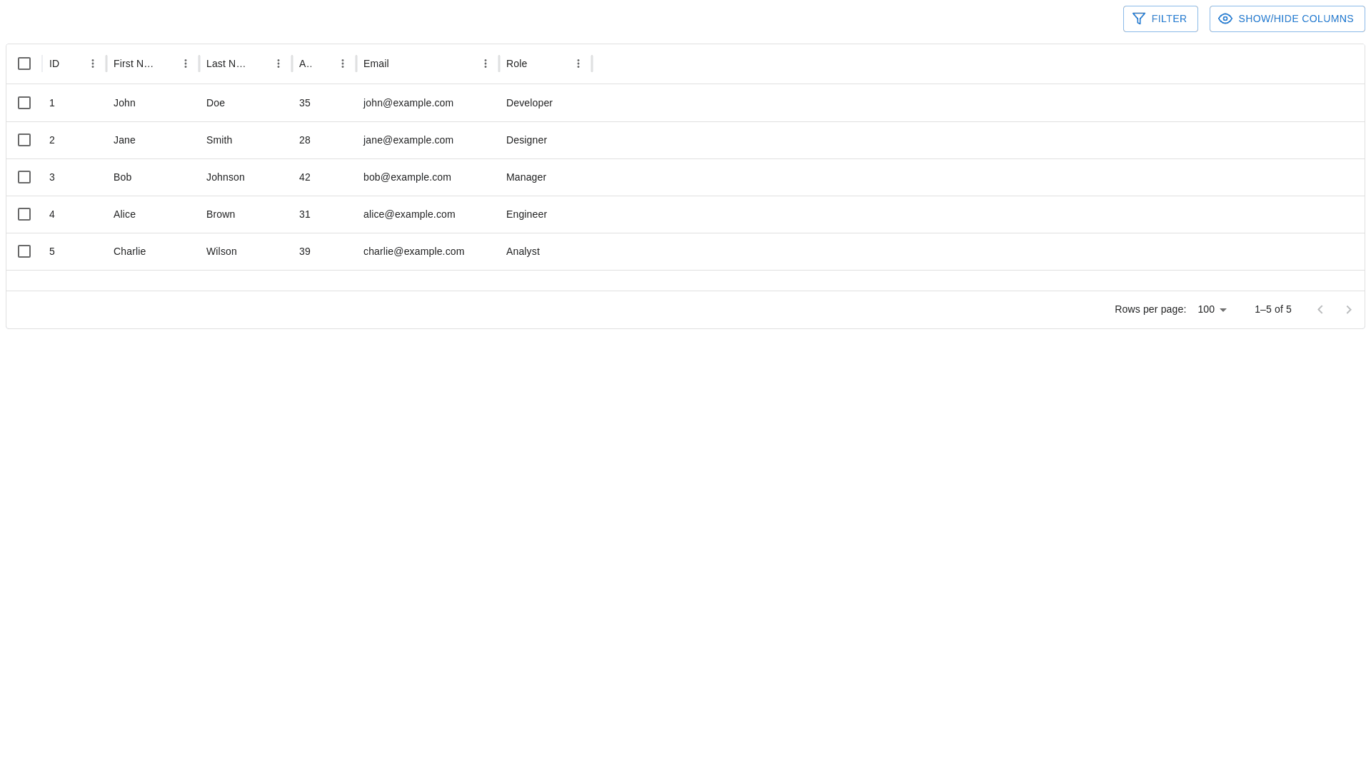 Component Preview
