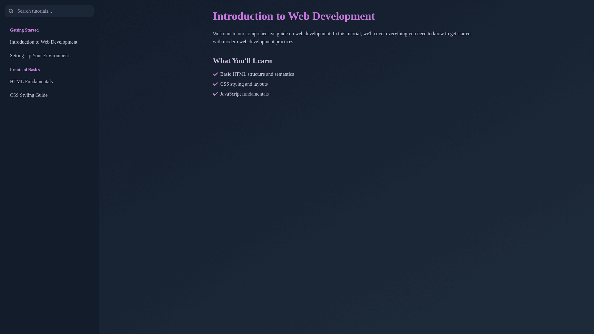 Component Preview