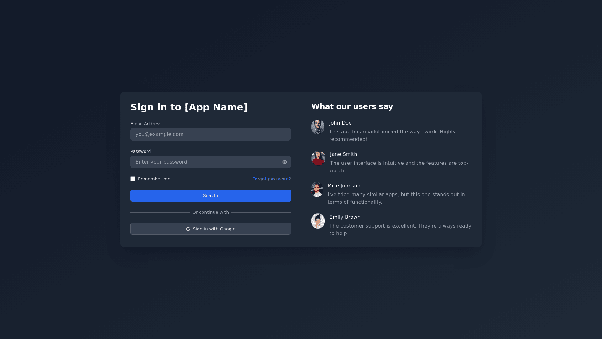 Component Preview