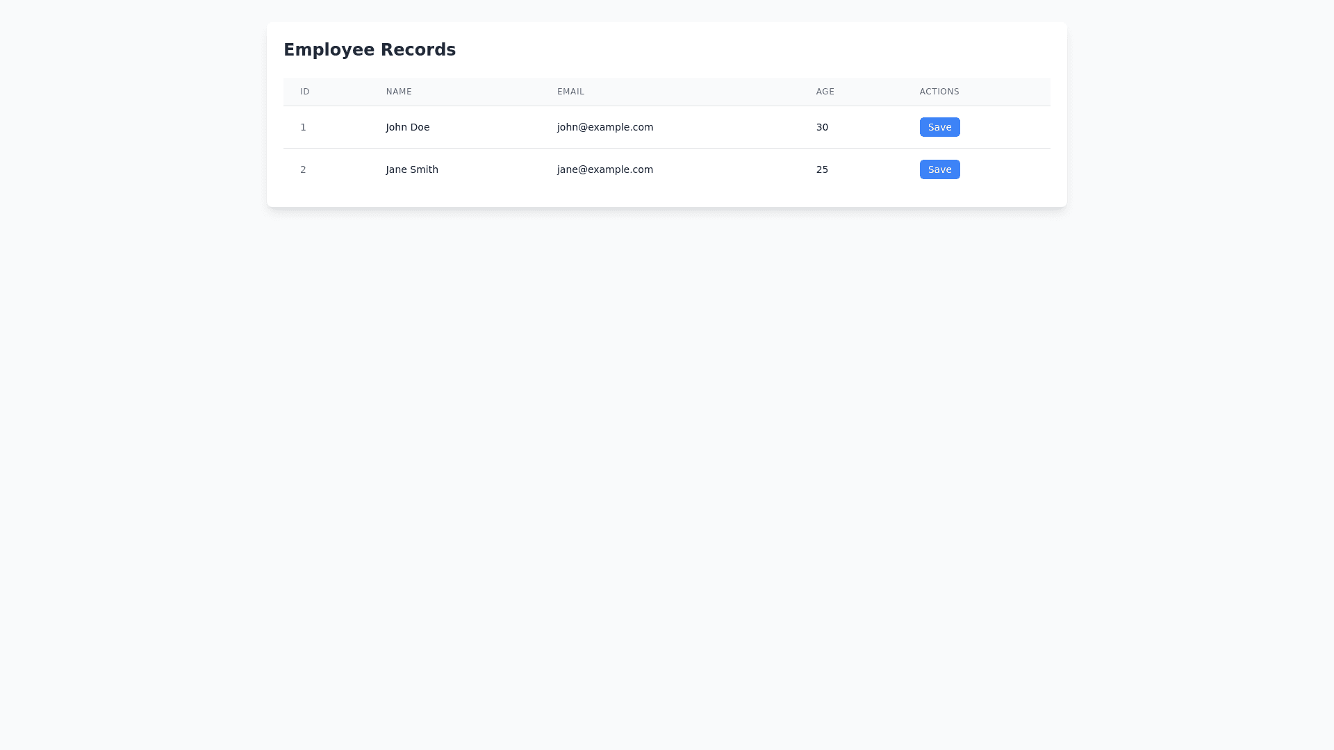 Component Preview