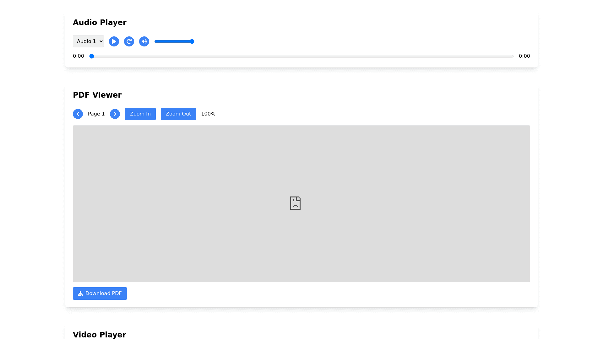 Component Preview