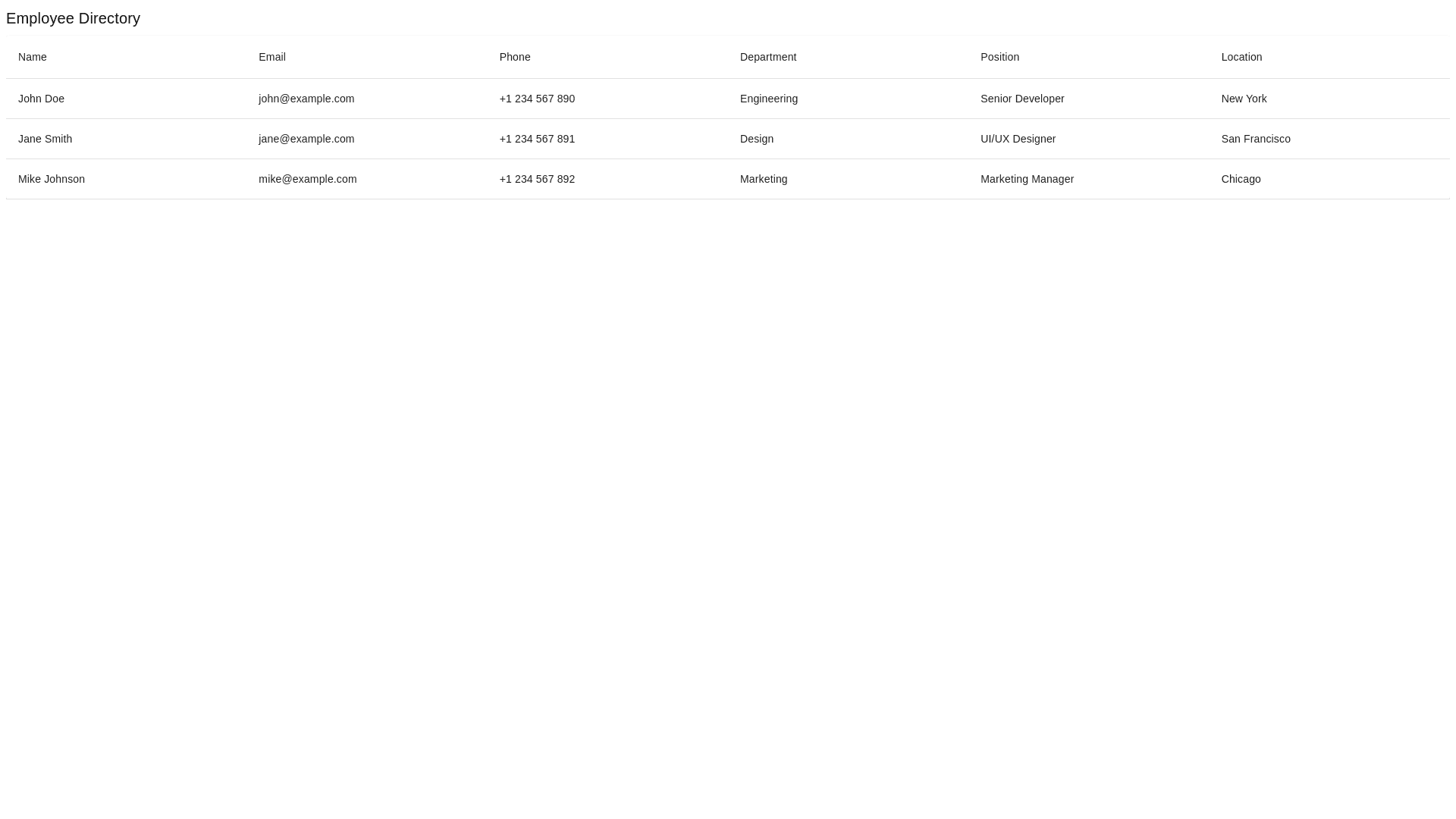 Component Preview