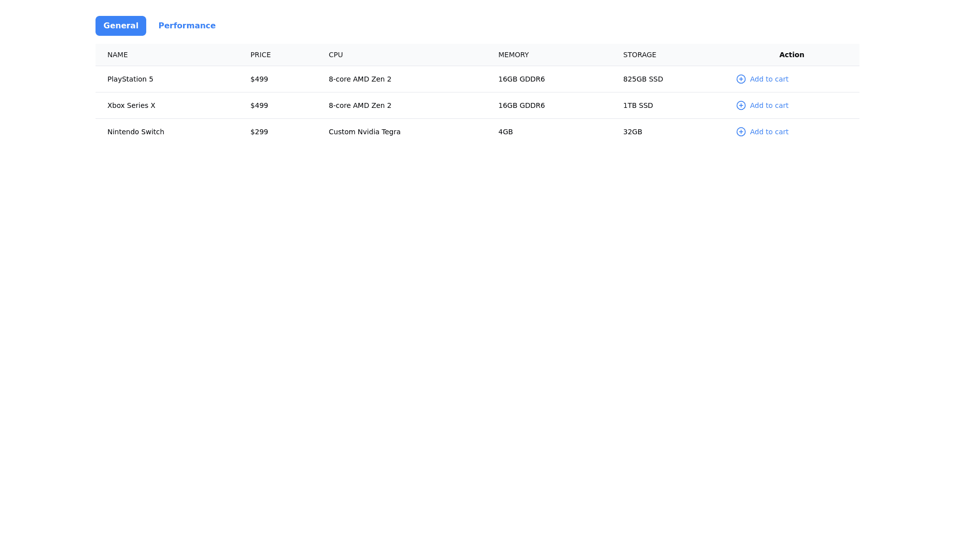 Component Preview