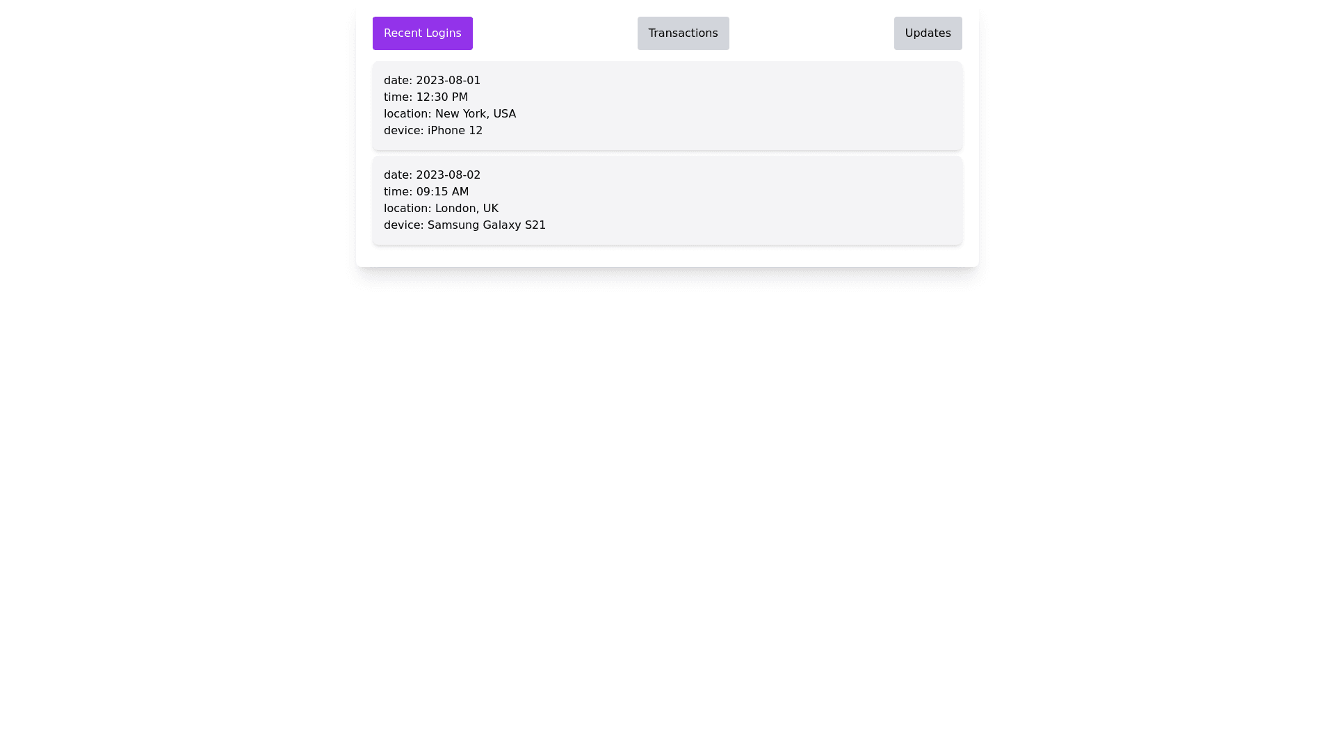 Component Preview