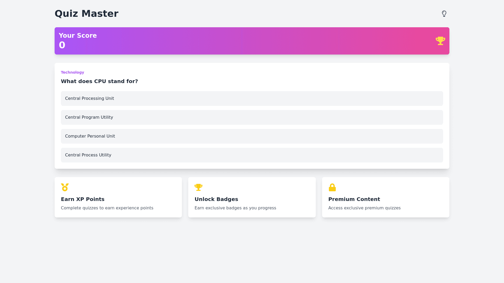 Component Preview
