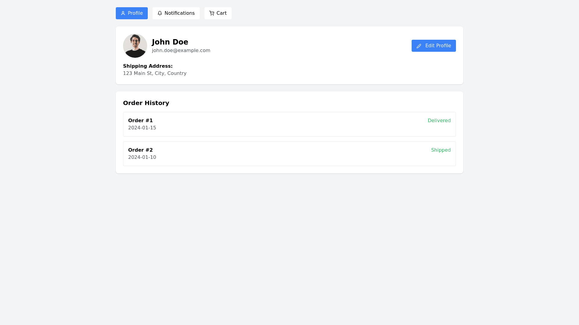 Component Preview