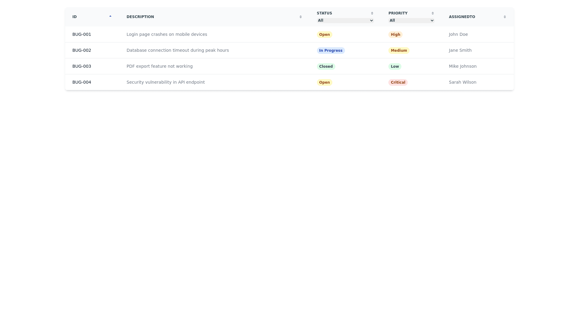 Component Preview
