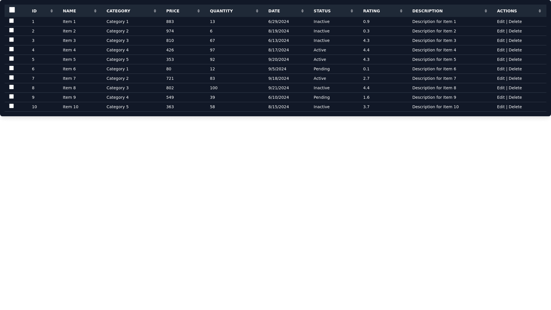 Component Preview