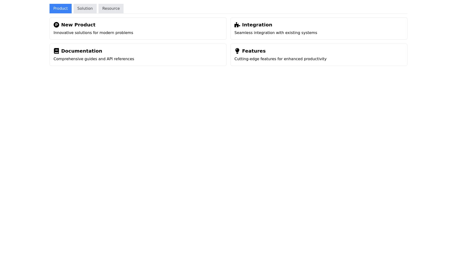 Component Preview