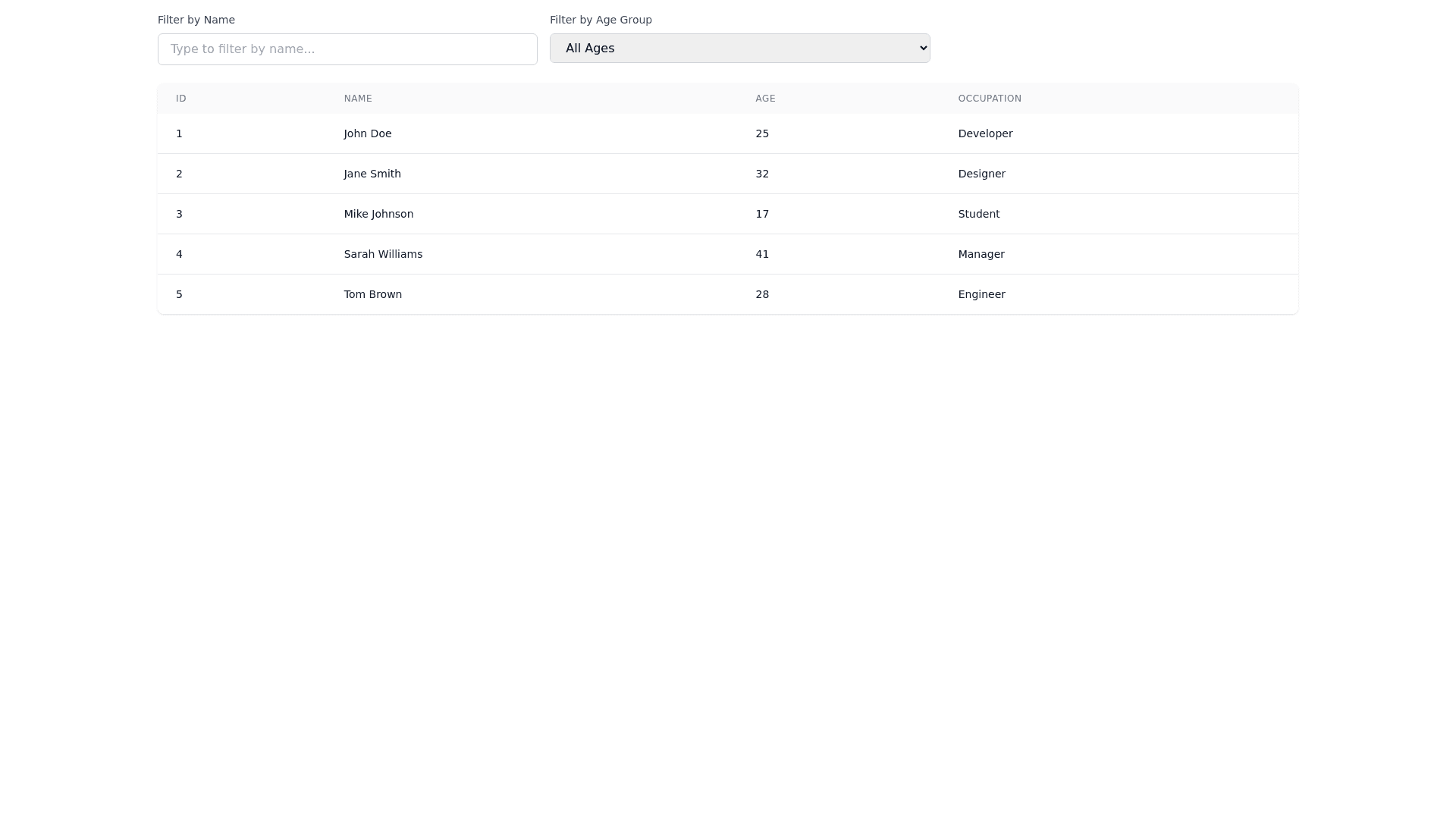 Component Preview