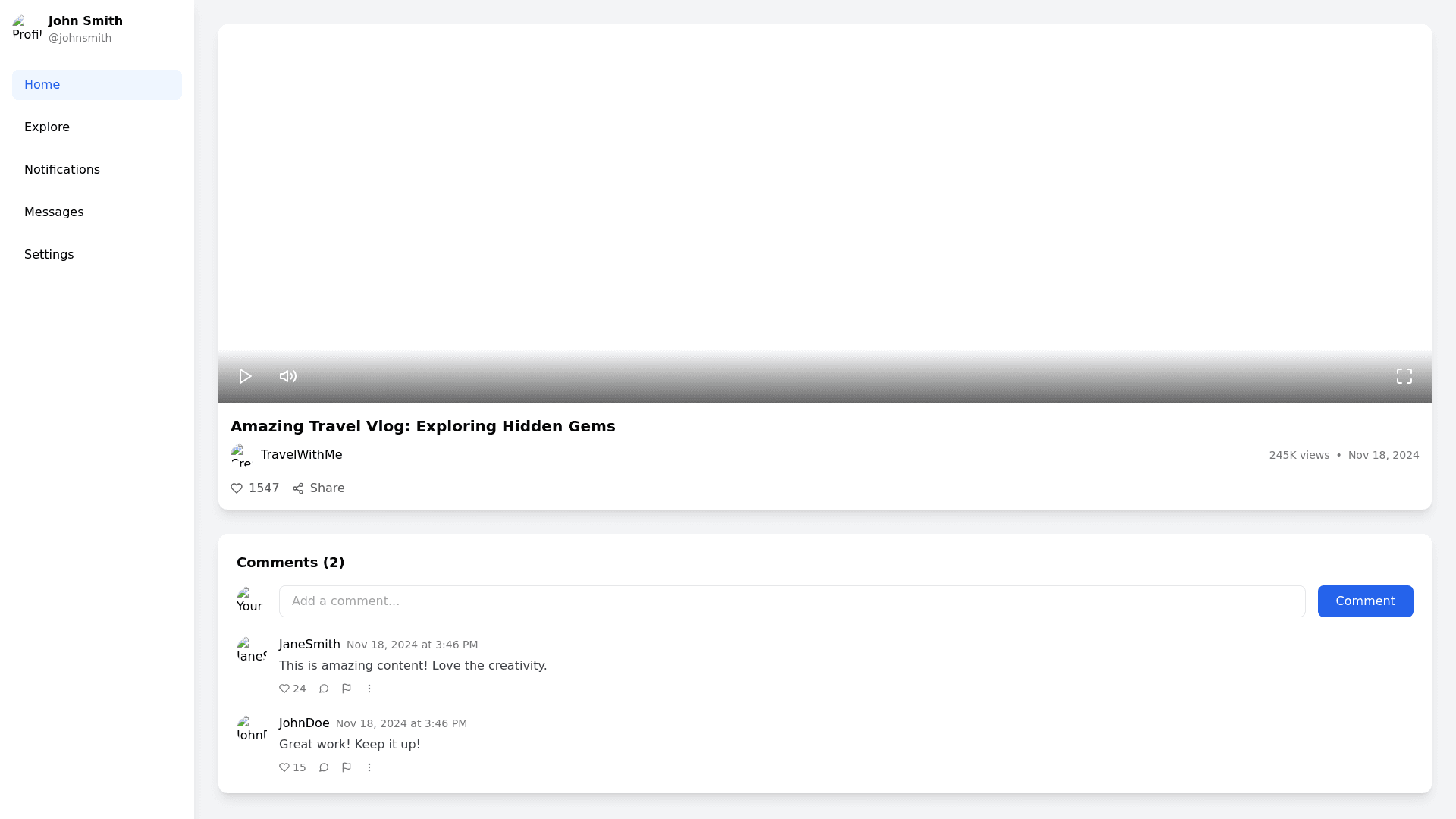 Component Preview