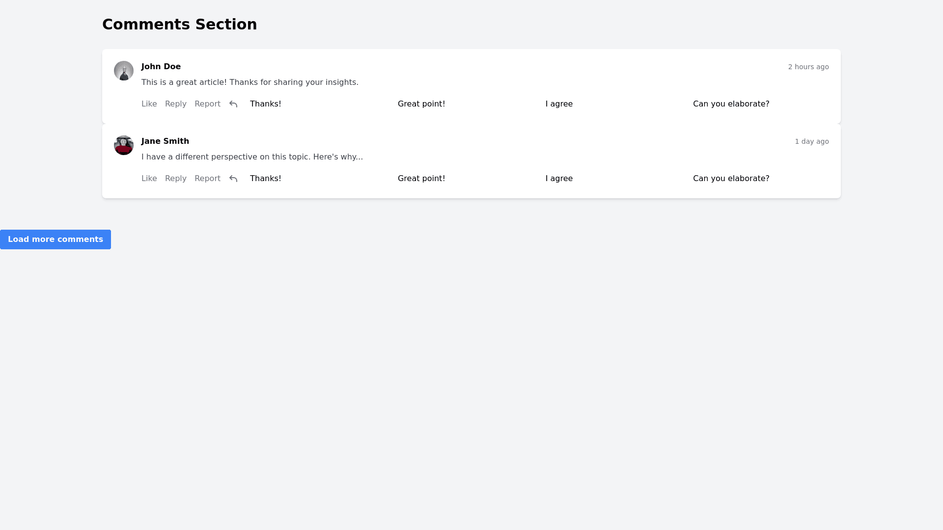 Component Preview