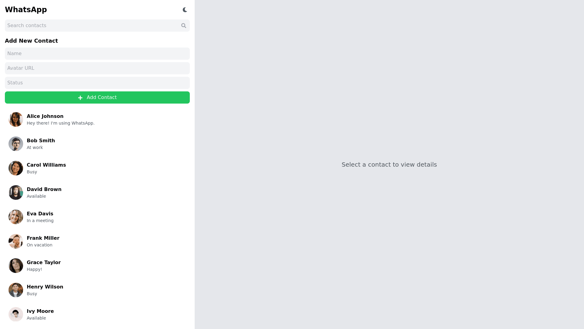 Component Preview