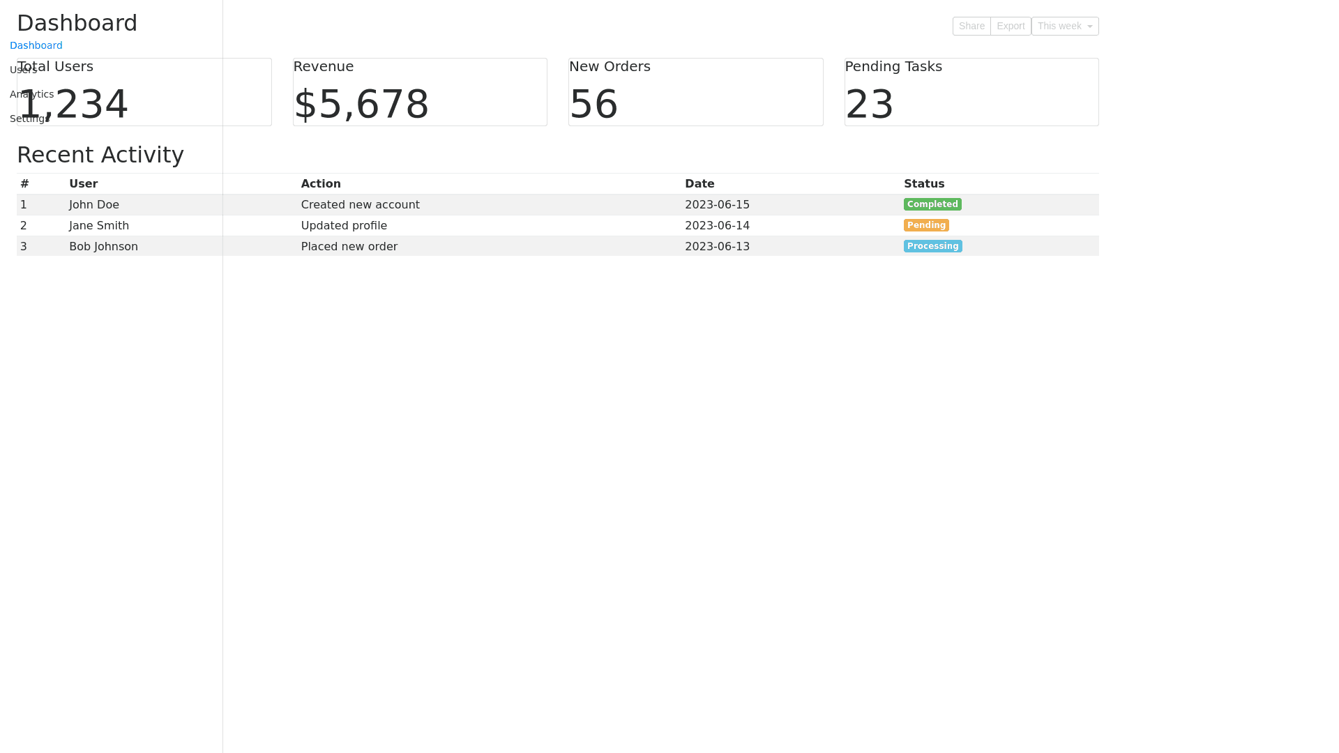 Component Preview