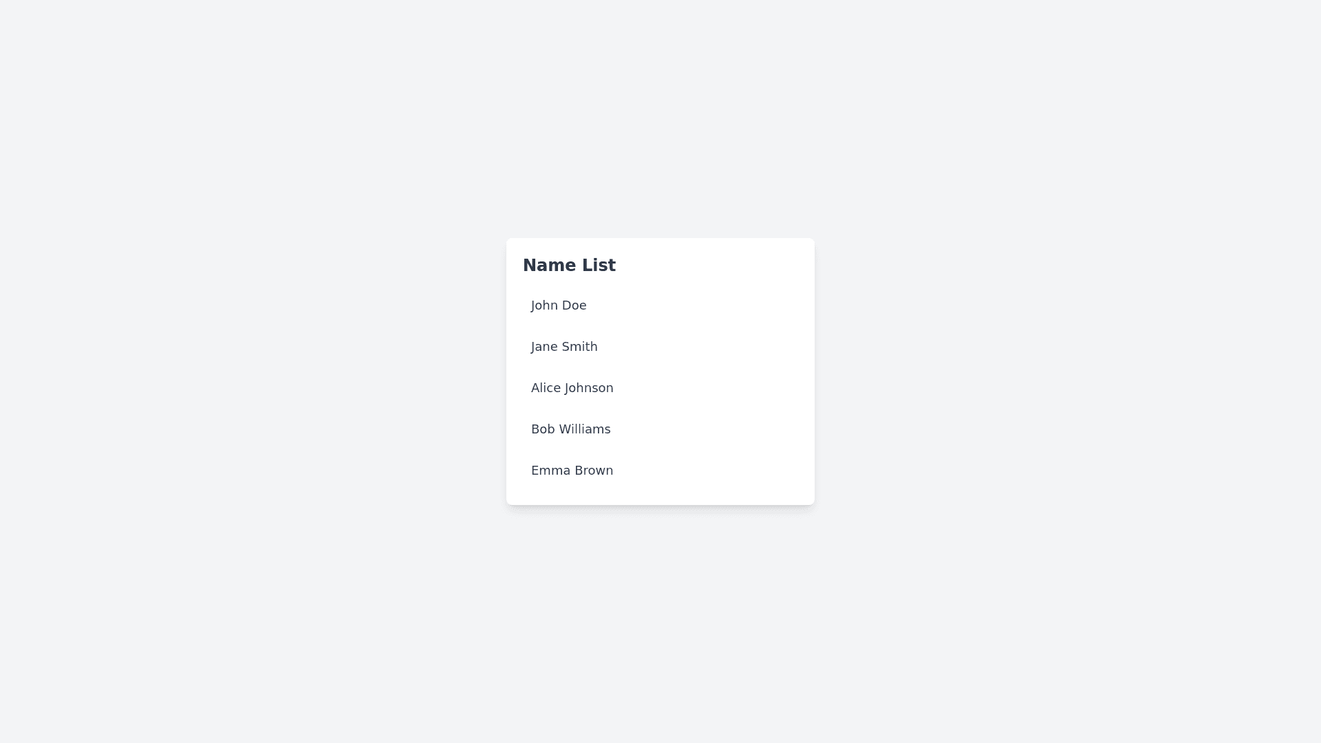 Component Preview
