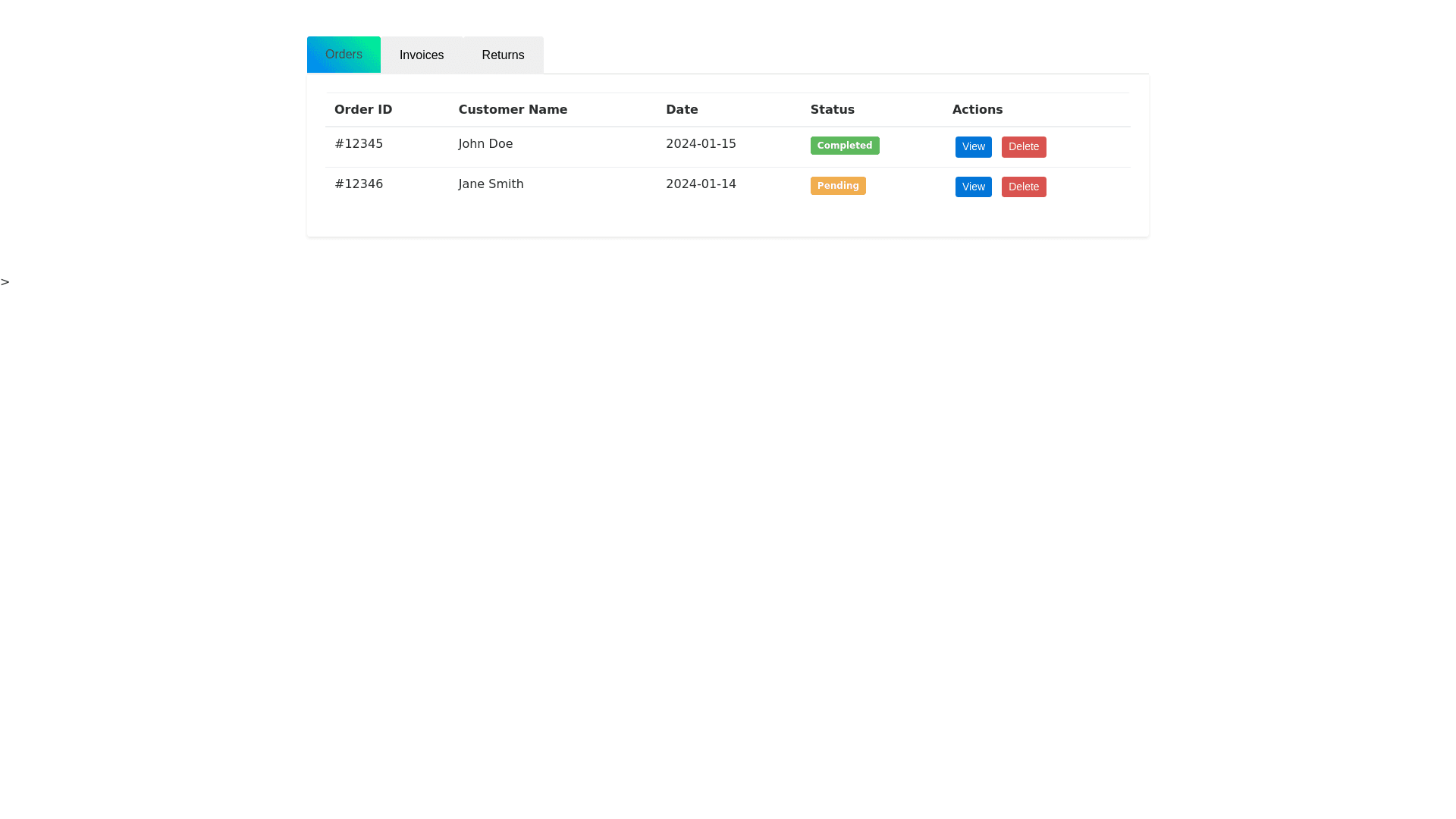 Component Preview