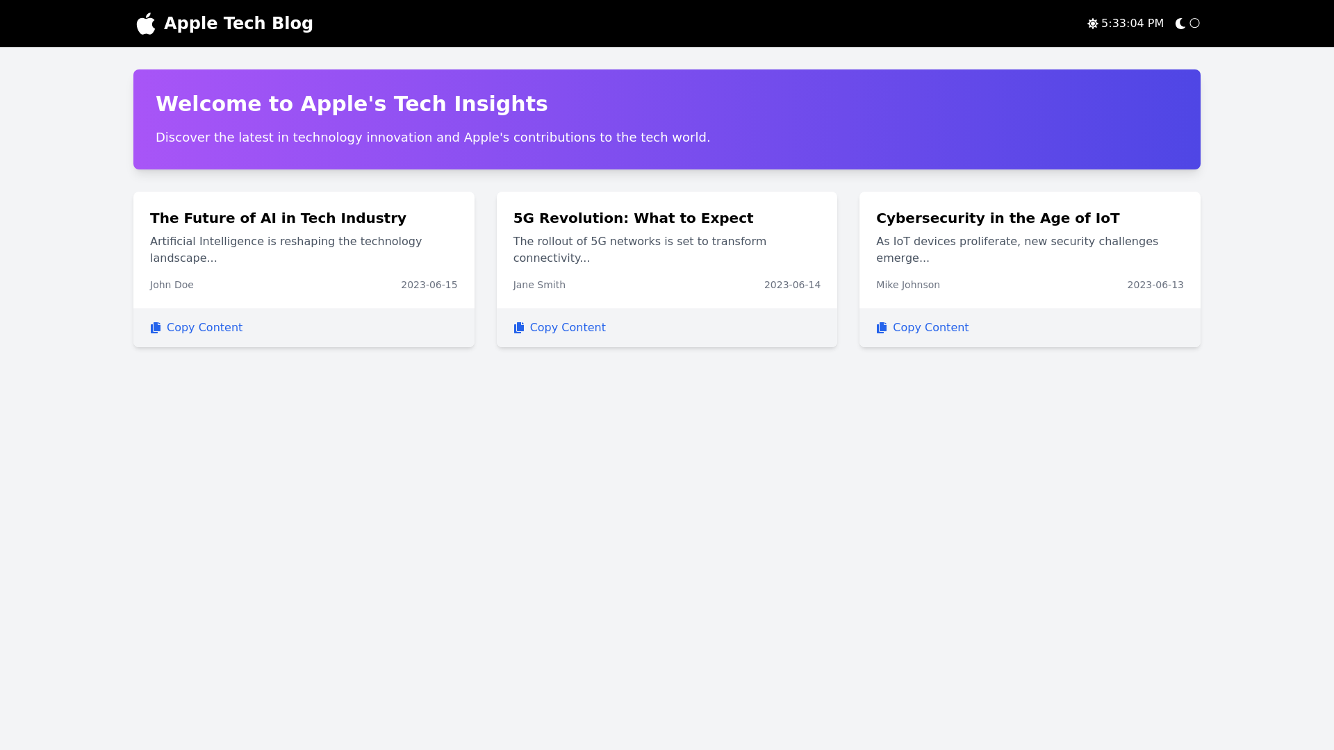 Component Preview