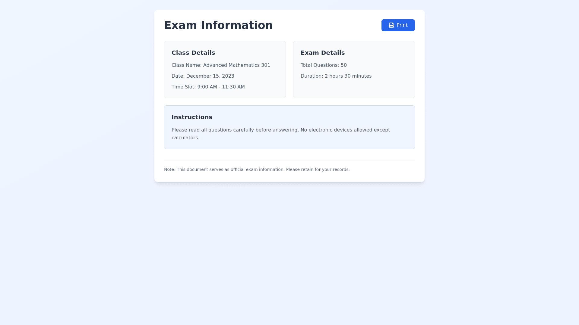 Component Preview