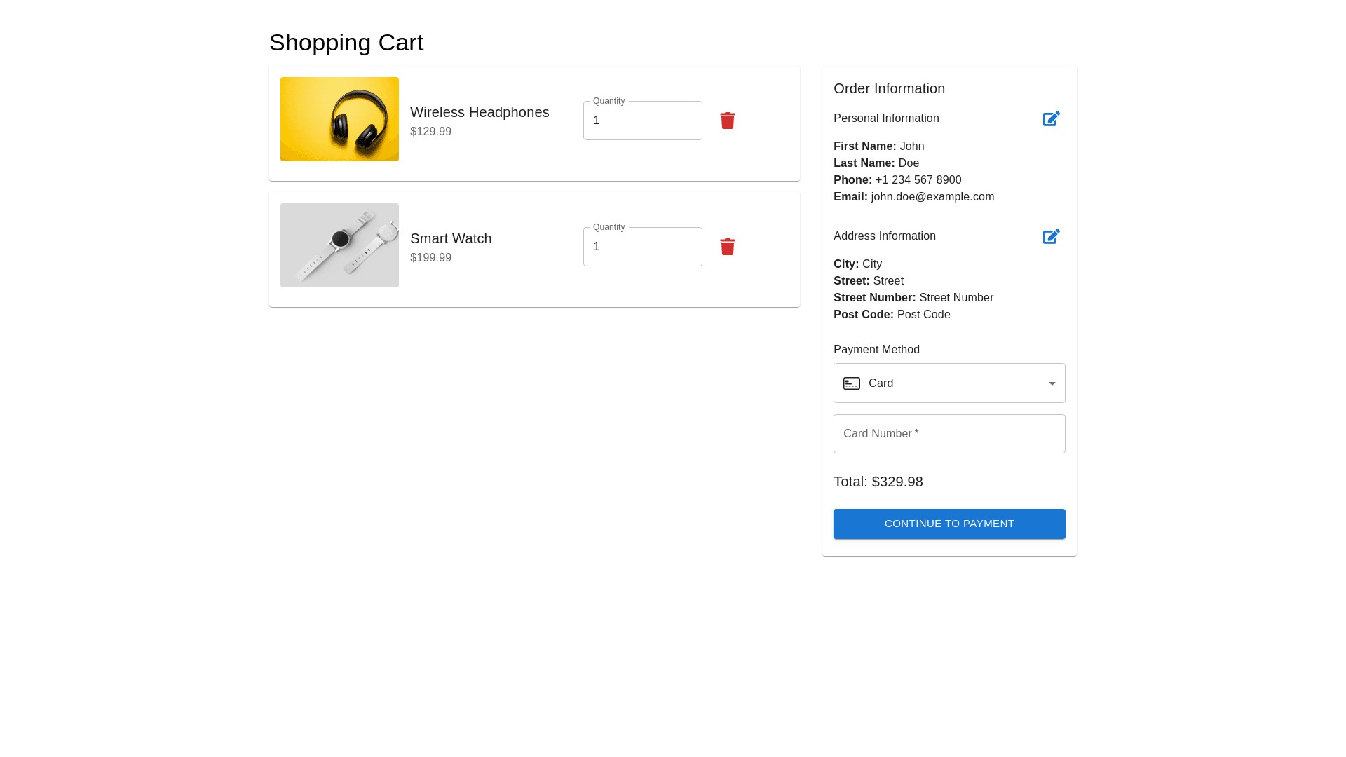 Component Preview