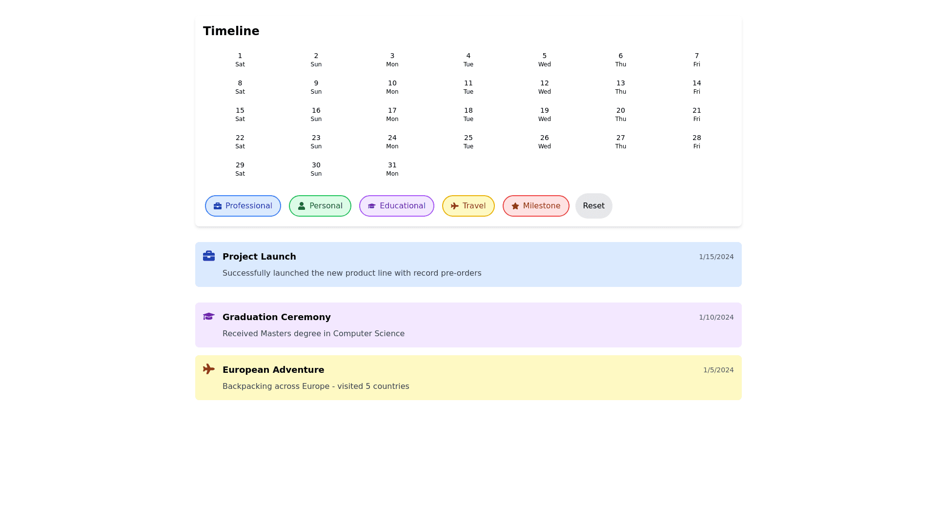 Component Preview